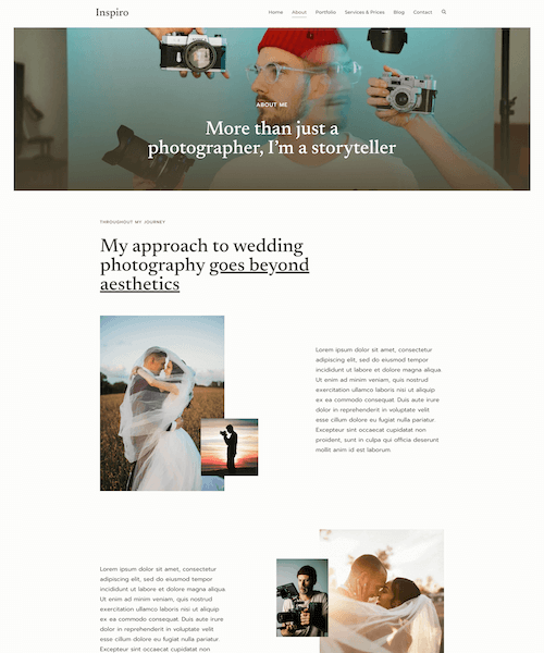 About page