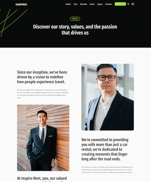 About page