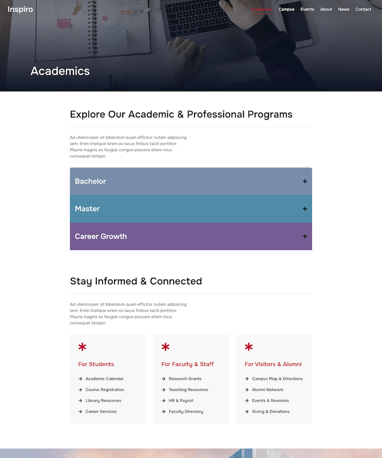 Academics