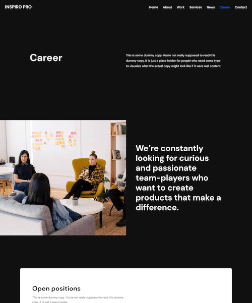 Careers Page