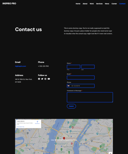 Contact Page
