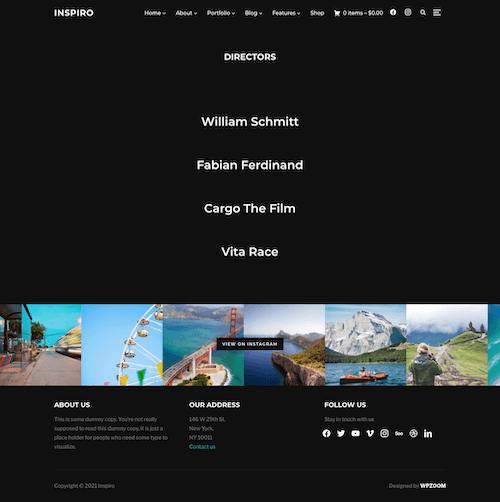 Directors Page