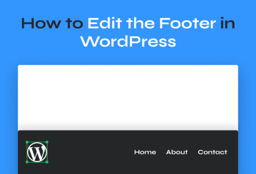 How to Edit the Footer in WordPress