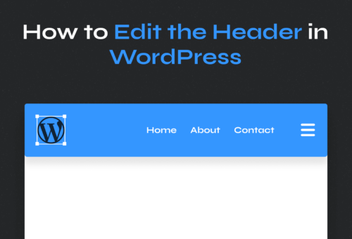 How to Edit the Header in WordPress