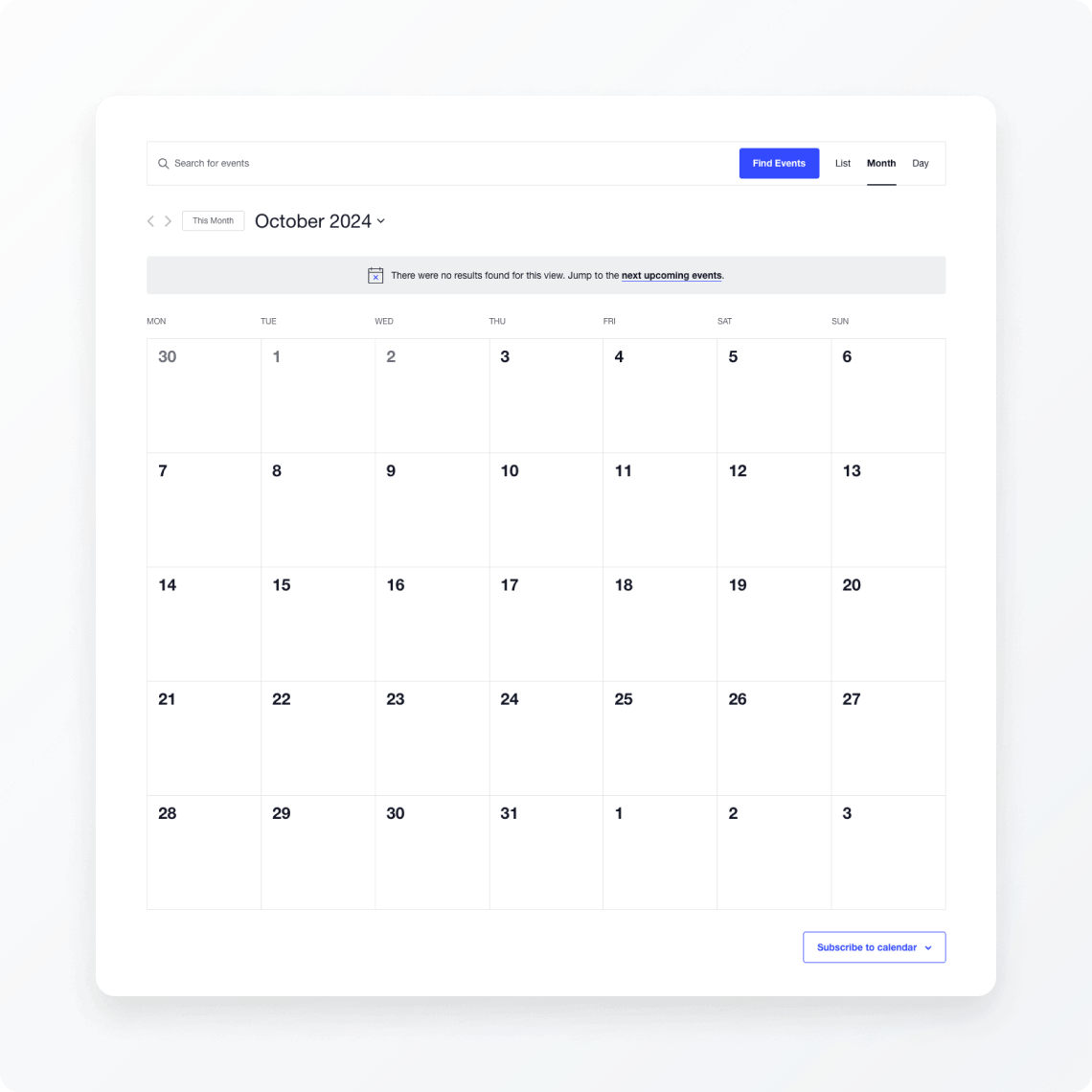 Calendar integration