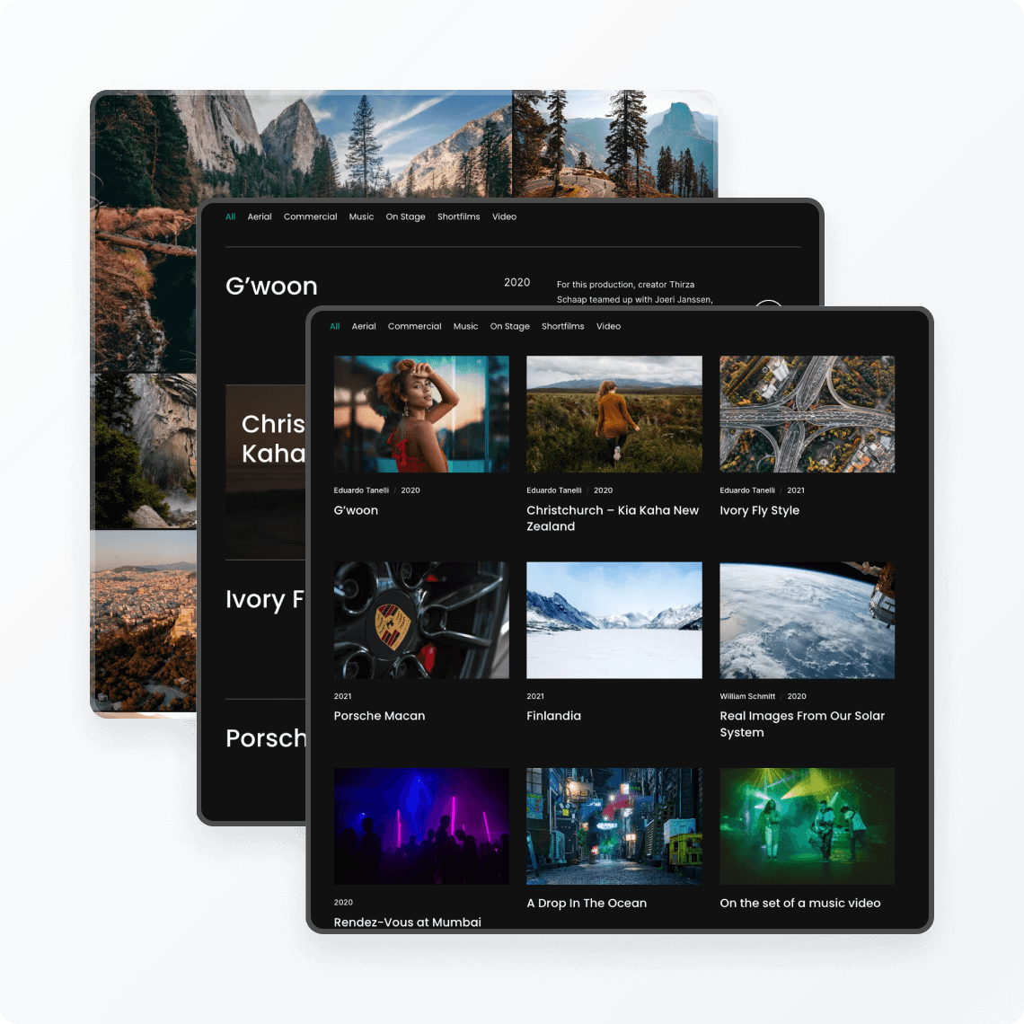 Video portfolio module