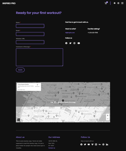 Contact Page