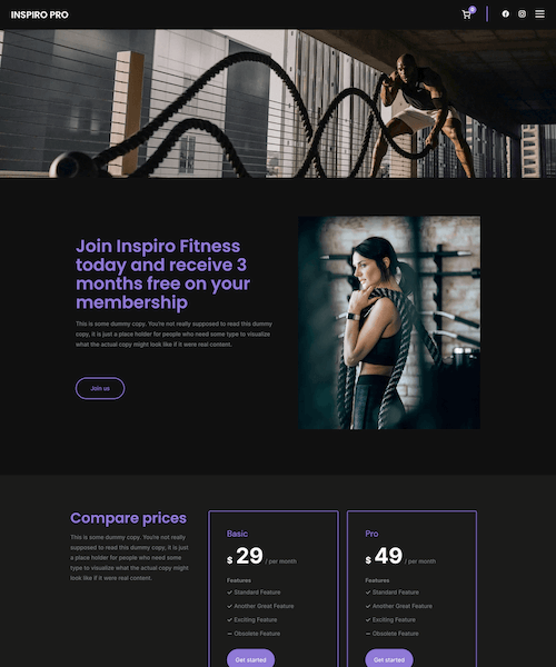 Membership Page