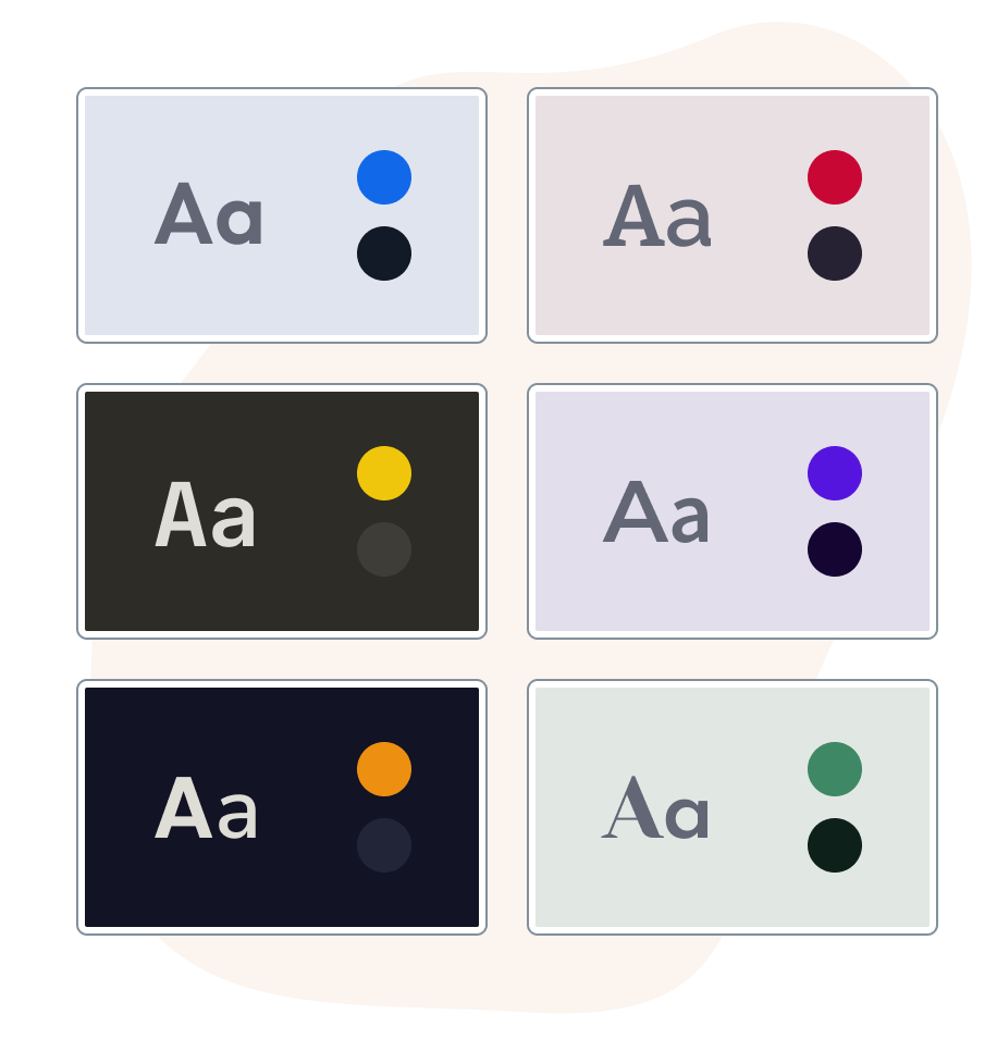 Pre-Made Color Styles