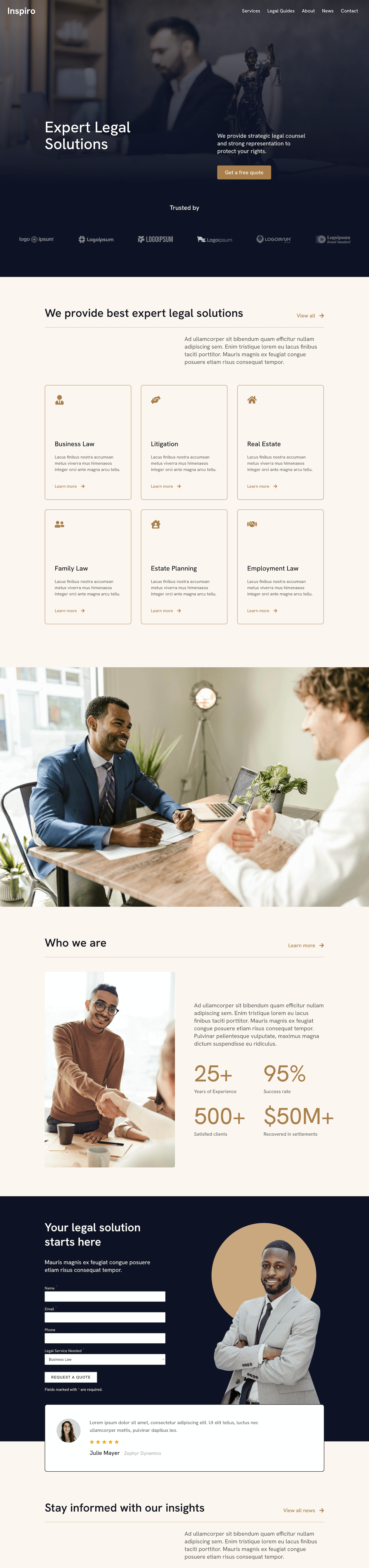Lawyer WordPress theme