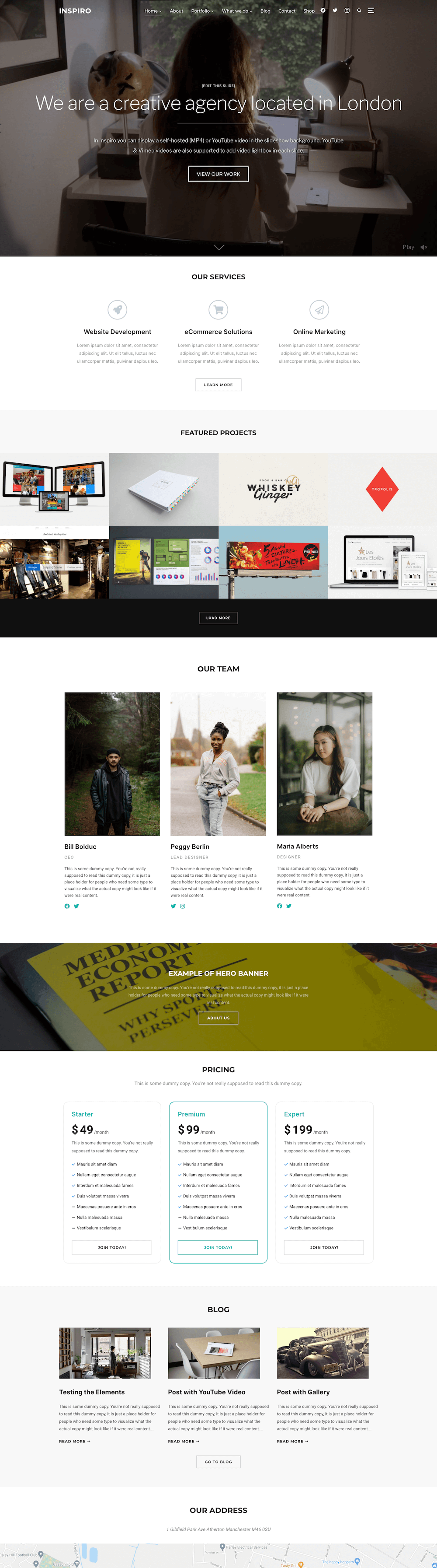 Agency WordPress theme