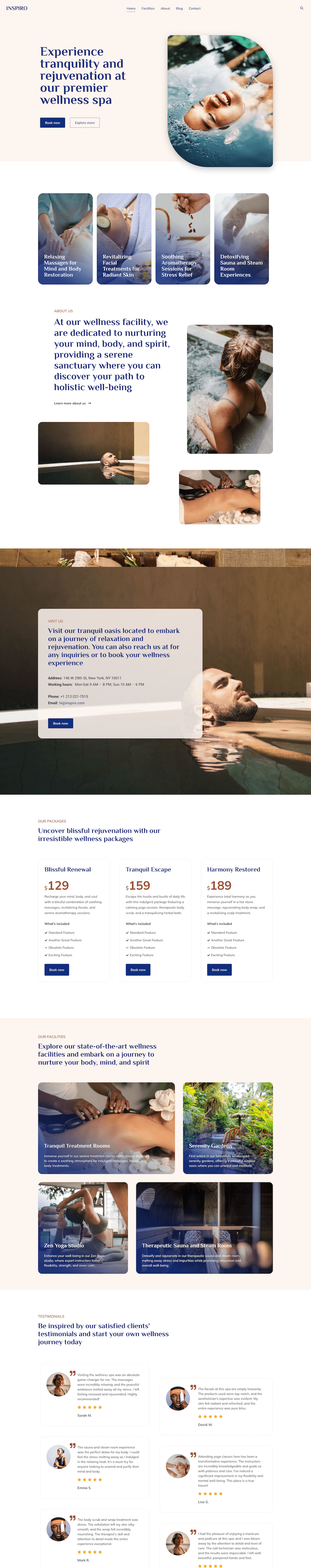 Spa WordPress theme