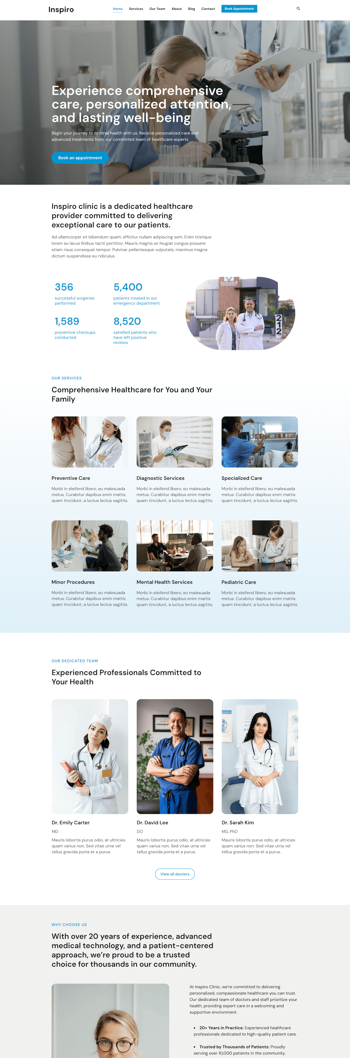 Medical WordPress theme
