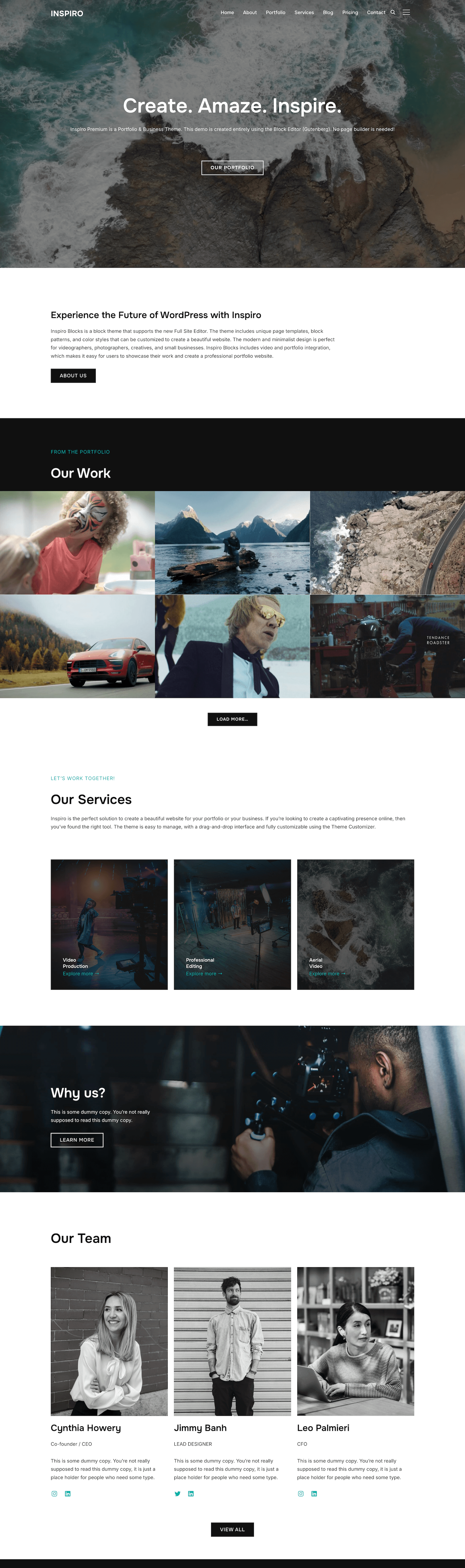 Block WordPress theme