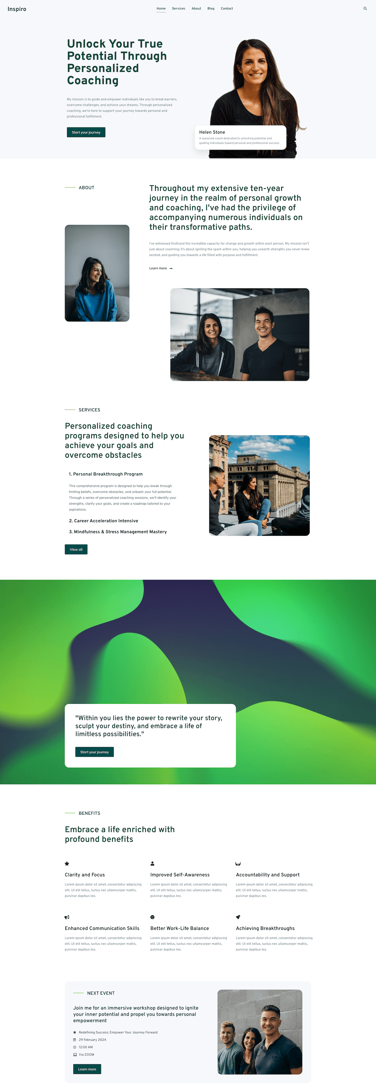 Author WordPress theme