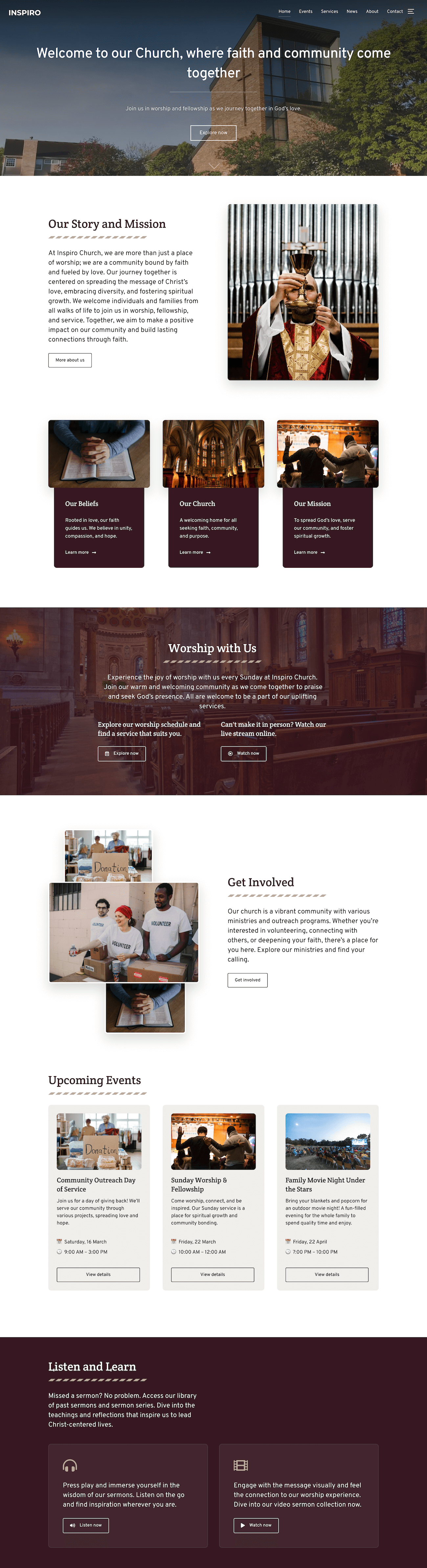 Church WordPress theme