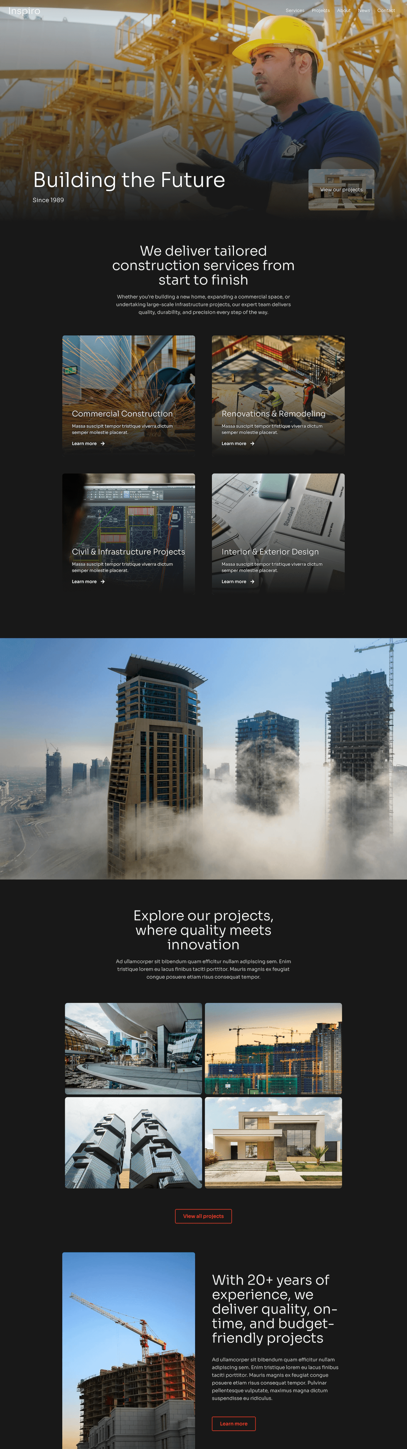 Construction WordPress theme