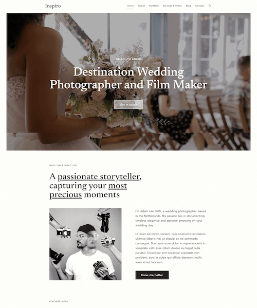 Wedding Photographer