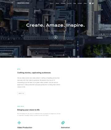 Inspiro Blocks Pro - WordPress block theme