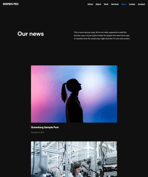 Blog Page