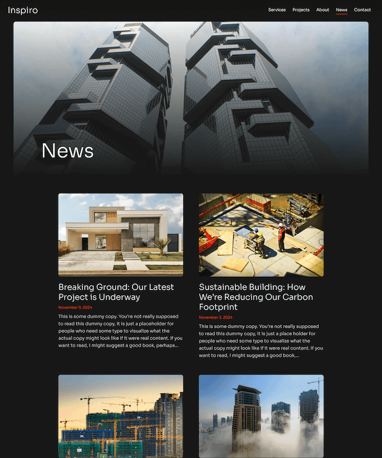 News page