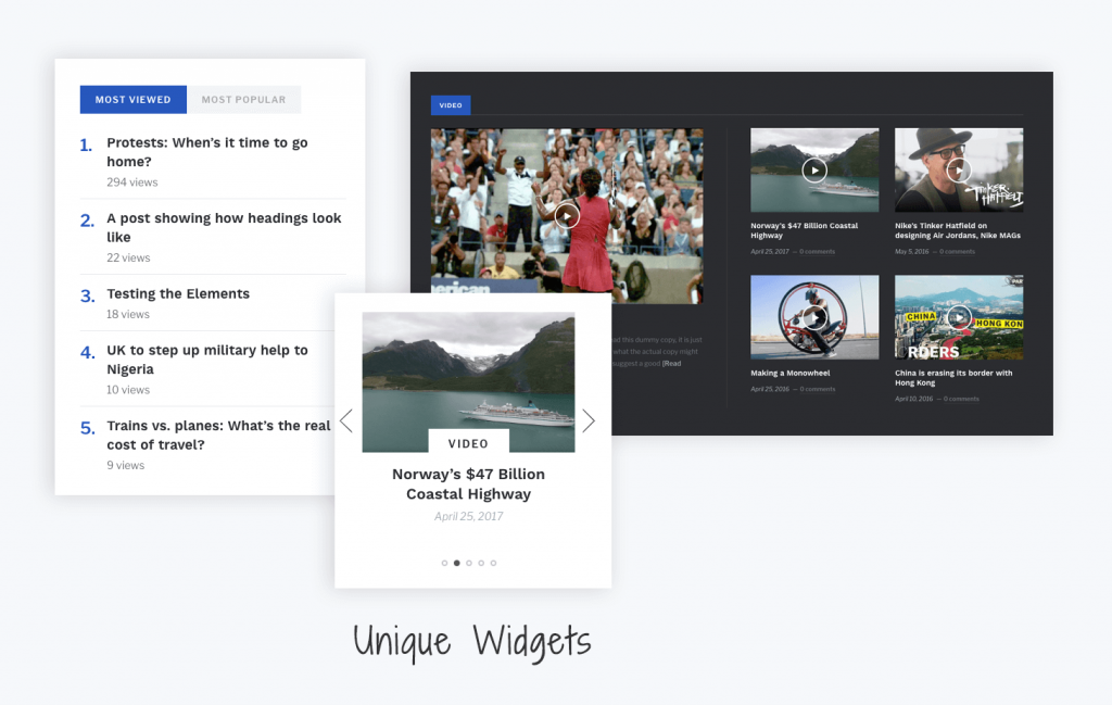 Widgets