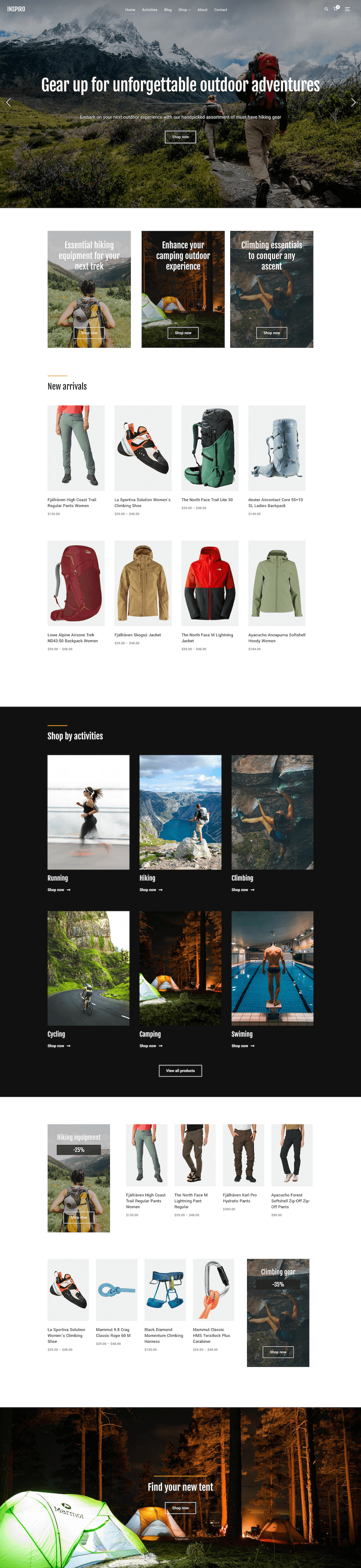 eCommerce WordPress theme