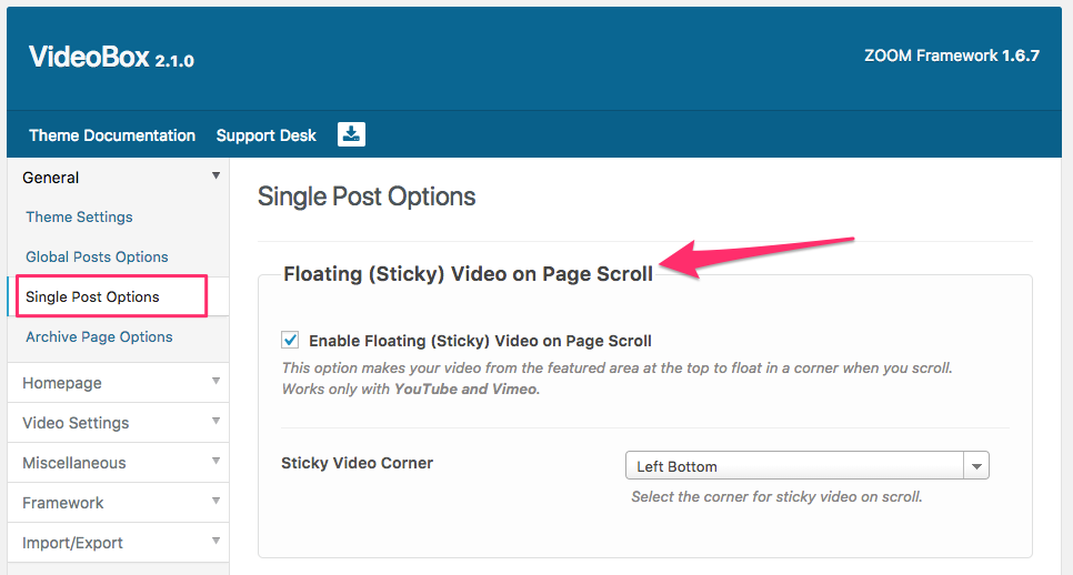 Floating Video on Page Scroll